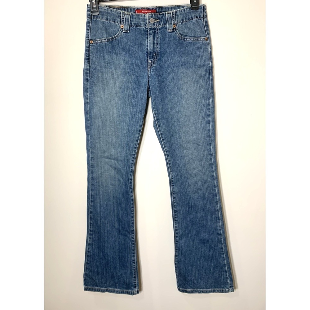 Levis 525 Jeans Womens 6 M 30x32 Blue Nouveau Low‎ Bootcut Medium Wash Stretch